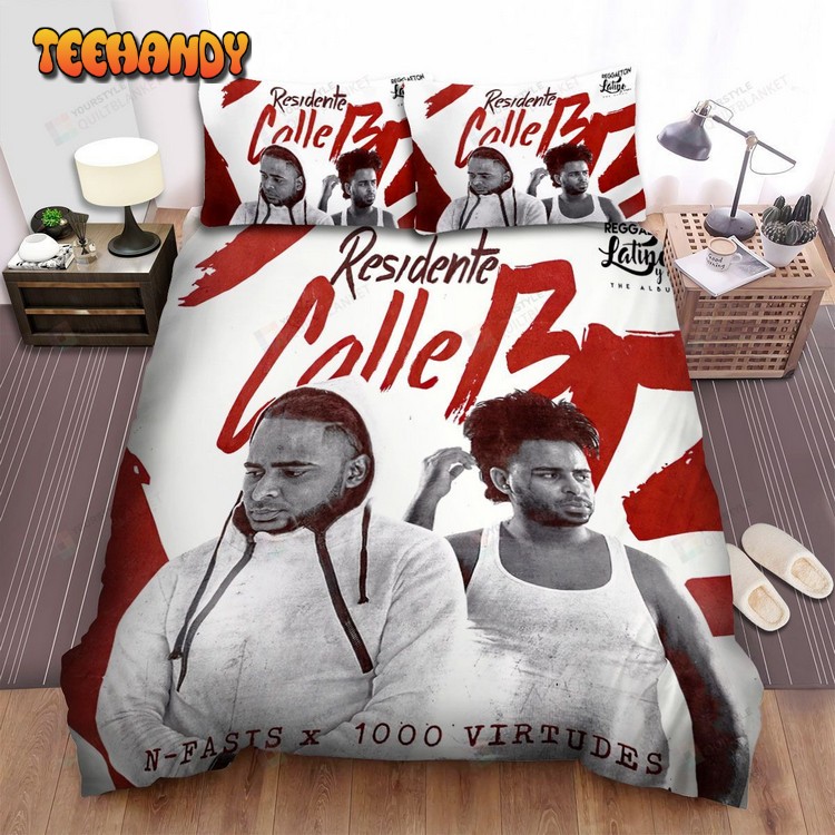 Calle 13 Music Band Residente Album Cover Spread Comforter Bedding Sets