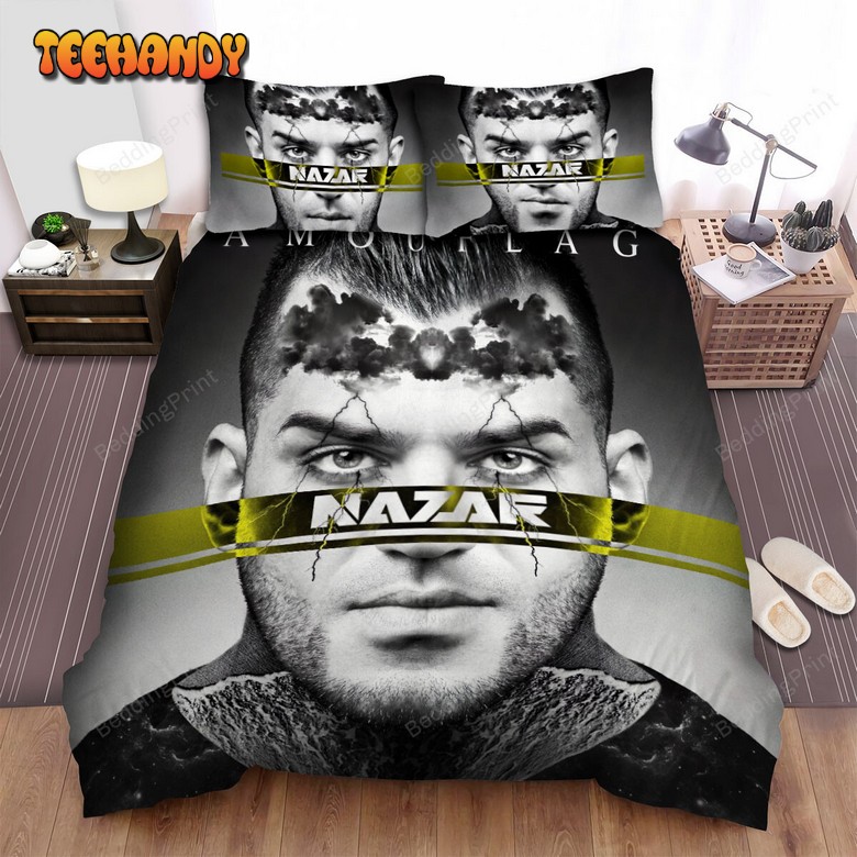 Camouflage Band Nazar Bed Sheets Duvet Cover Bedding Sets