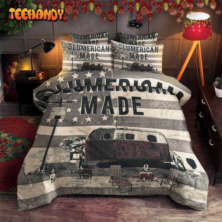 Camper Van Slumerican Made Bed Sheets Duvet Cover Bedding Sets