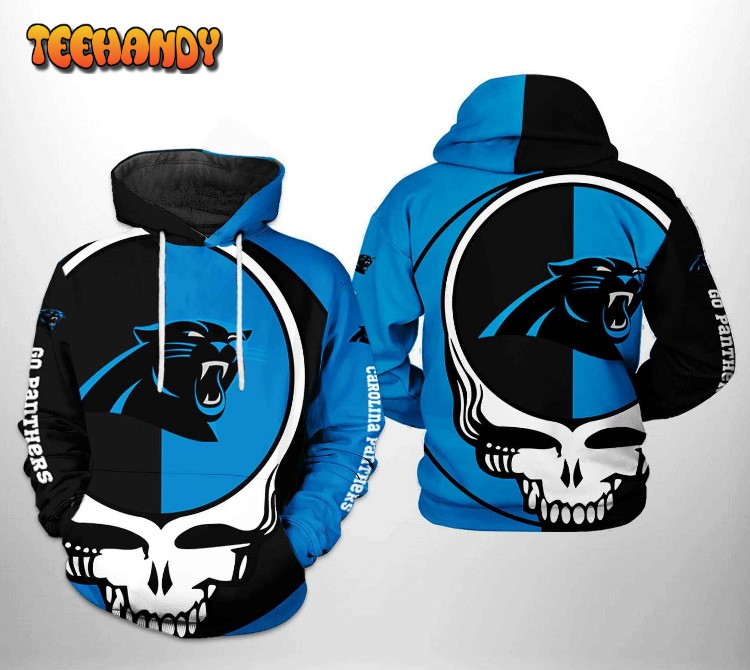 Carolina Panthers NFL Grateful Dead 3D Printed HoodieZipper Hoodie