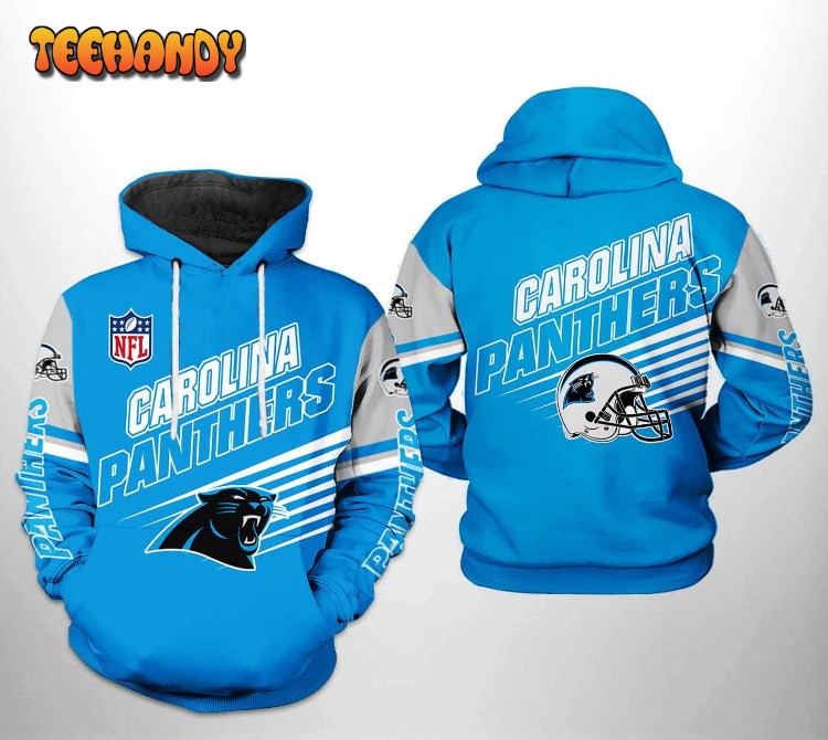 Carolina Panthers NFL Team 3D Printed HoodieZipper Hoodie