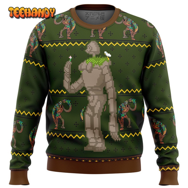 CASTLE IN THE SKY Laputan Robot Soldier Ugly Christmas Sweater