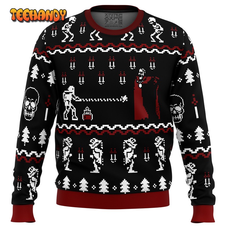 Castlevania Classic Game Ugly Christmas Sweater