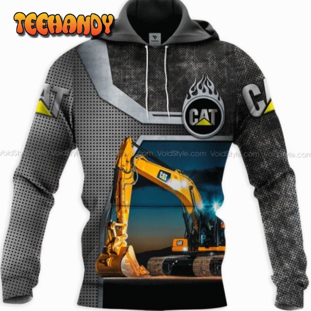 Cat Heavy Equipment 3D Printed HoodieZipper Hoodie