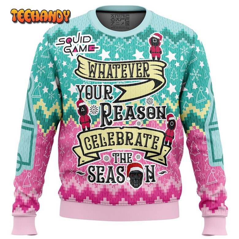 Celebrate the Season Squid Game Christmas Sweater