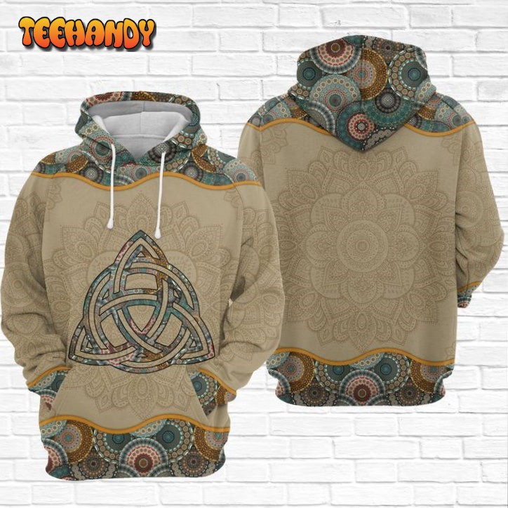 Celtic Viking Mandala 3D Printed HoodieZipper Hoodie