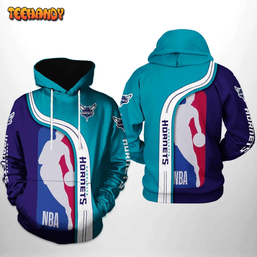 Charlotte Hornets NBA Team 3D Printed HoodieZipper Hoodie