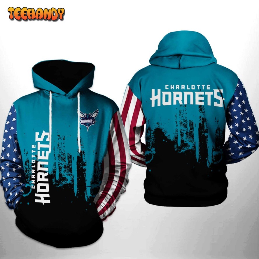 Charlotte Hornets NBA Team US 3D Printed HoodieZipper Hoodie