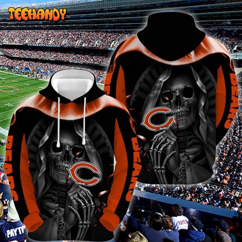 Chicago Bears 3D Printed HoodieZipper Hoodie