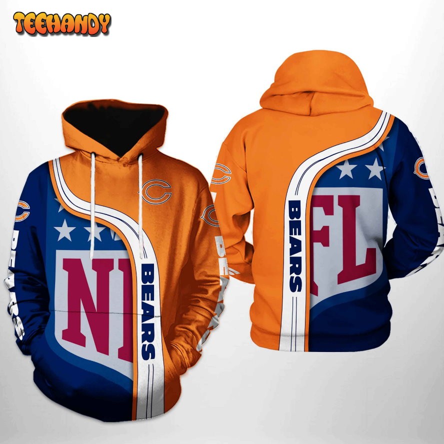 Chicago Bears NFL Team US 3D Printed Hoodie/Zipper Hoodie - Travels in  Translation