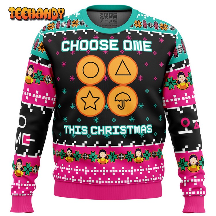 Choose One This Christmas Squid Game Christmas Sweater