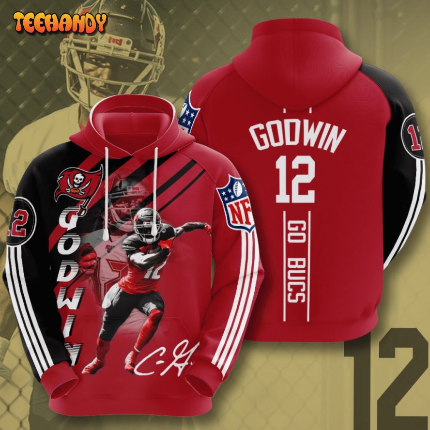 Chris Godwin Tampa Bay Buccaneers NFL 3D Printed HoodieZipper Hoodie