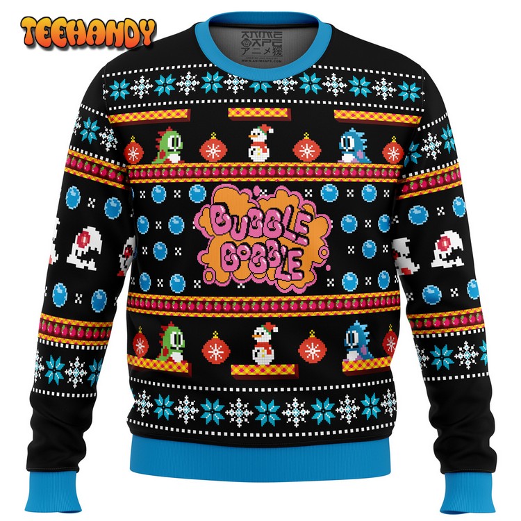 Christmas Bubble Bobble Ugly Christmas Sweater