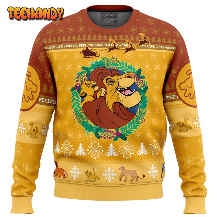 Christmas The Lion King Disney Ugly Christmas Sweater