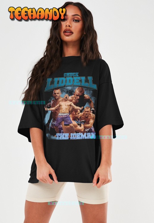 Chuck Liddell Fighter Team T Shirt, Jiu Jitsu 90s Retro Champions Sweashirt