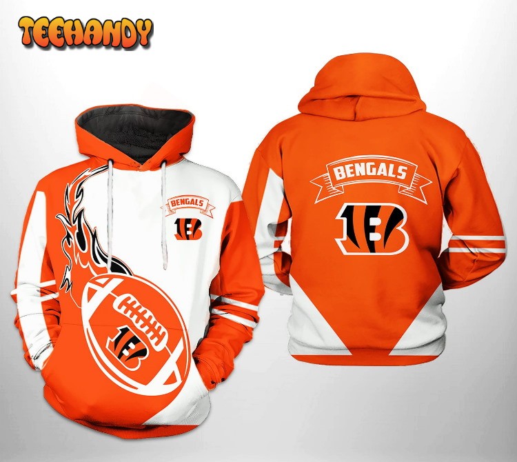 Cincinnati Bengals NFL Classic 3D Printed HoodieZipper Hoodie