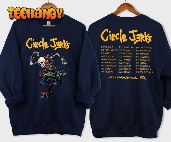 Circle Jerks 2023 North American Tour T-Shirt, Circle Jerks Tour 2023 T-Shirt