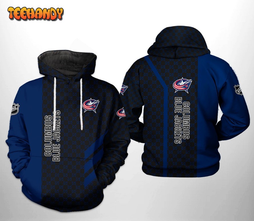 Columbus Blue Jackets NHL 3D Printed HoodieZipper Hoodie