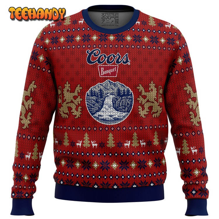 Coors Banquet Ugly Christmas Sweater