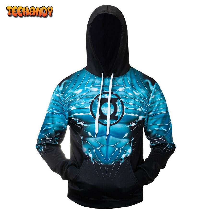 Costume Green Lantern Suit 3D Printed HoodieZipper Hoodie