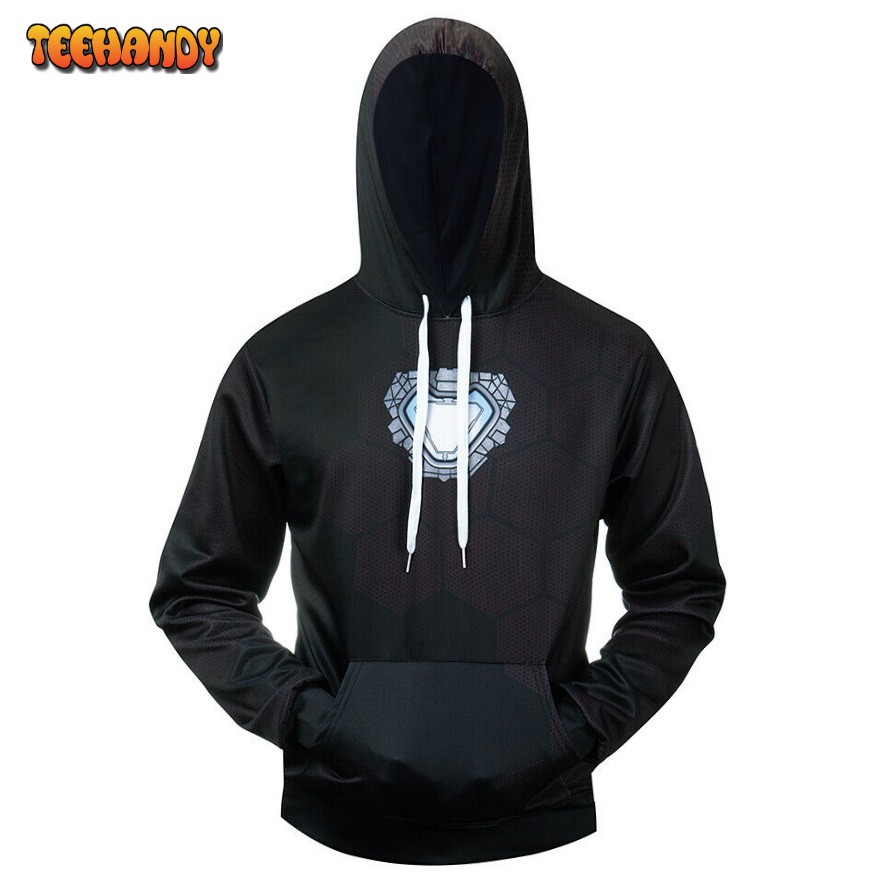 Costume Iron Man Tony Stark Heart Suit 3D Printed Hoodie