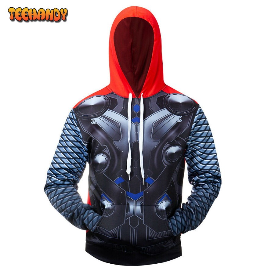 Costume Thor Armor 3D Printed HoodieZipper Hoodie