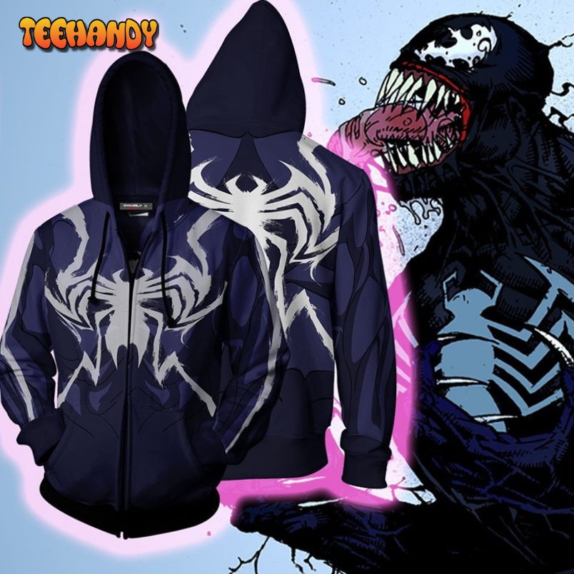 Costume Venom Antihero 3D Printed HoodieZipper Hoodie