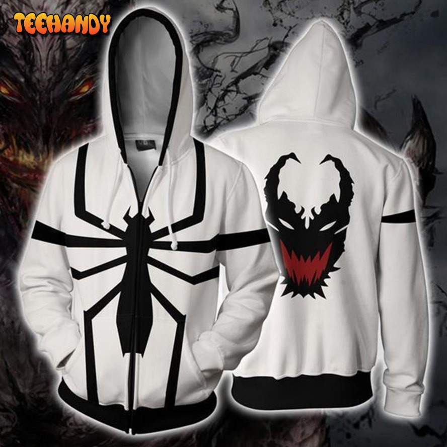 Costume Venom Suit 3D Printed HoodieZipper Hoodie