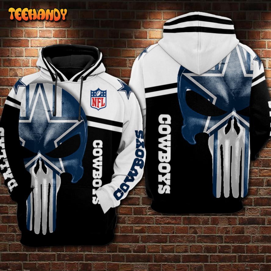 Dallas Cowboys 3D Printed HoodieZipper Hoodie