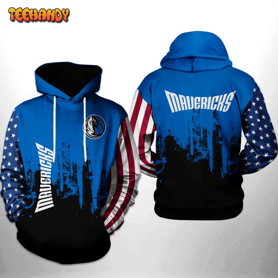 Dallas Mavericks NBA Team US 3D Printed HoodieZipper Hoodie