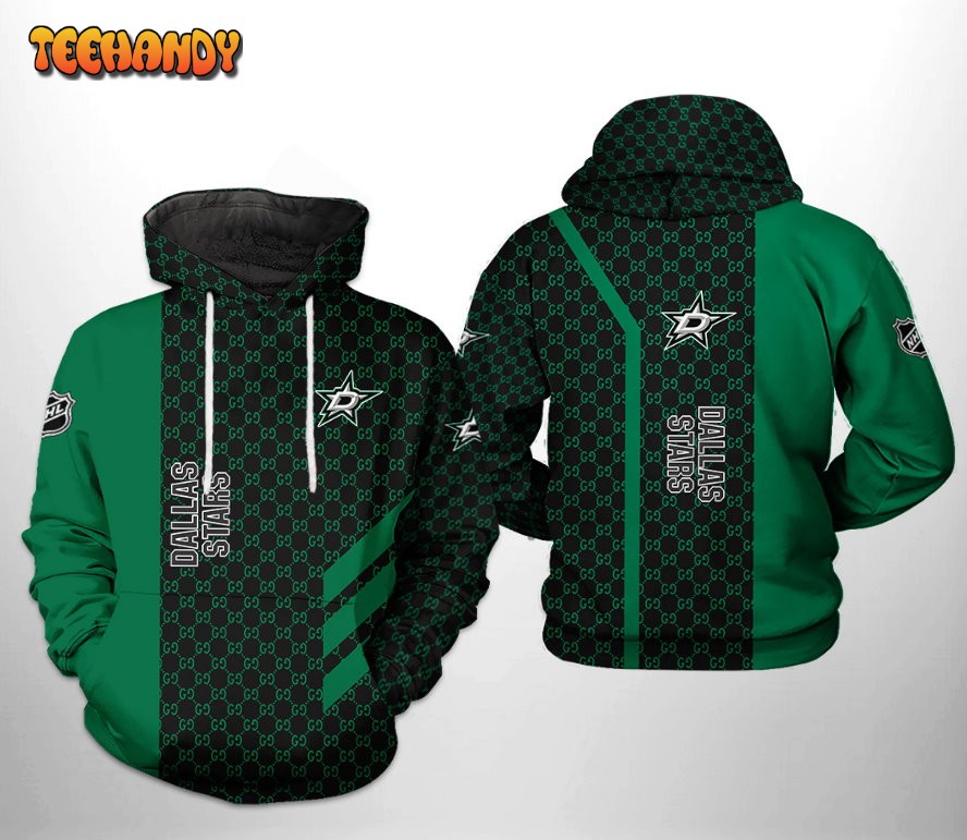 Dallas Stars NHL 3D Printed HoodieZipper Hoodie