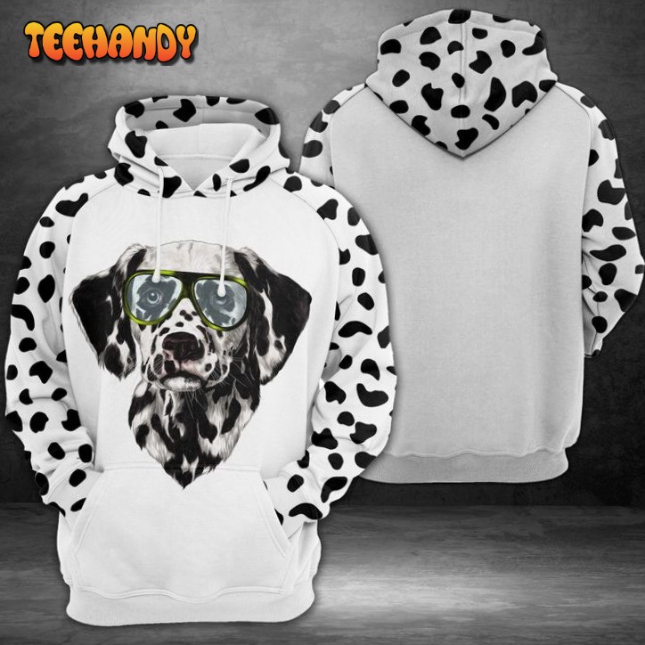 Dalmatians Glasses 3D Printed HoodieZipper Hoodie