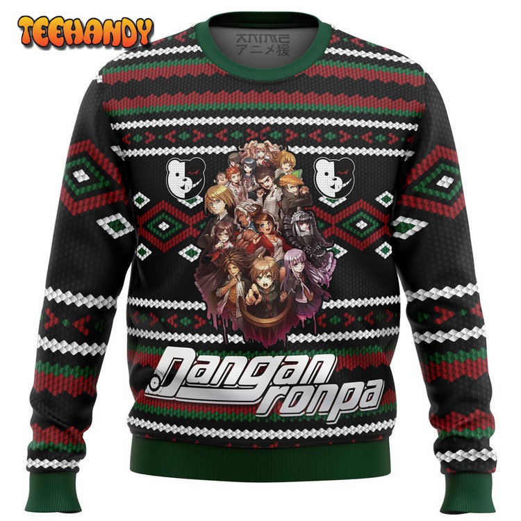 Danganronpa Alt Ugly Christmas Sweater