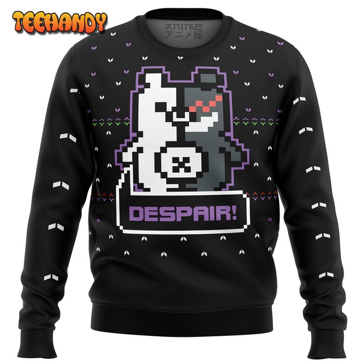 Danganronpa Monokuma Despair Ugly Christmas Sweater