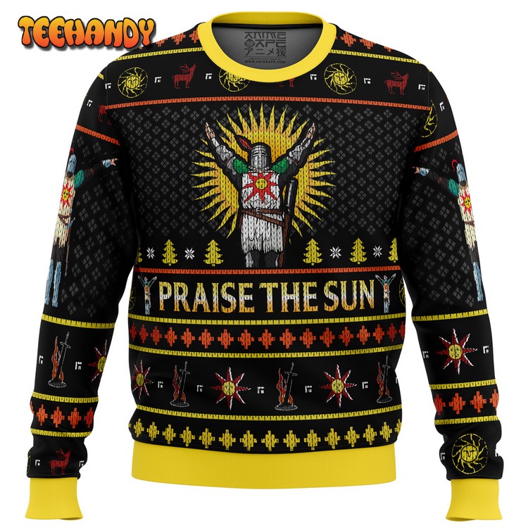 Dark Souls Praise the Sun Ugly Christmas Sweater