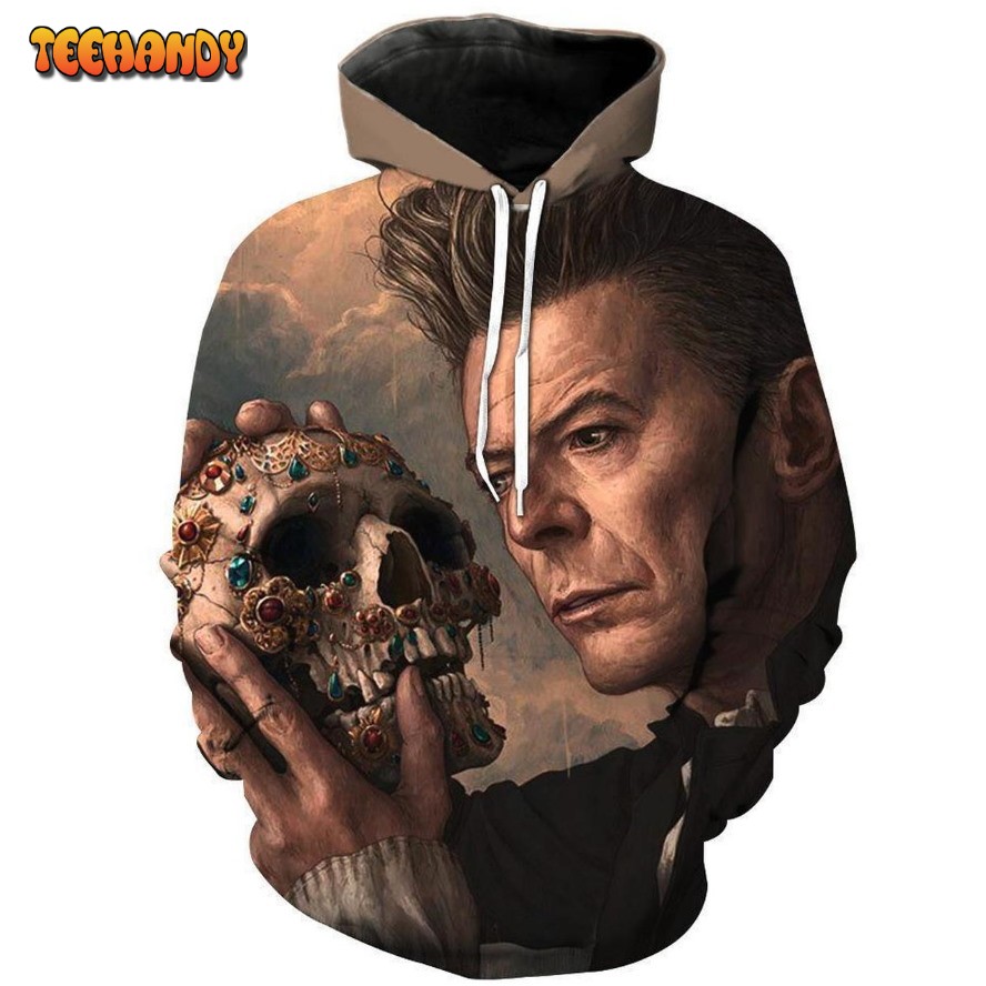 David Bowie 3D Printed HoodieZipper Hoodie