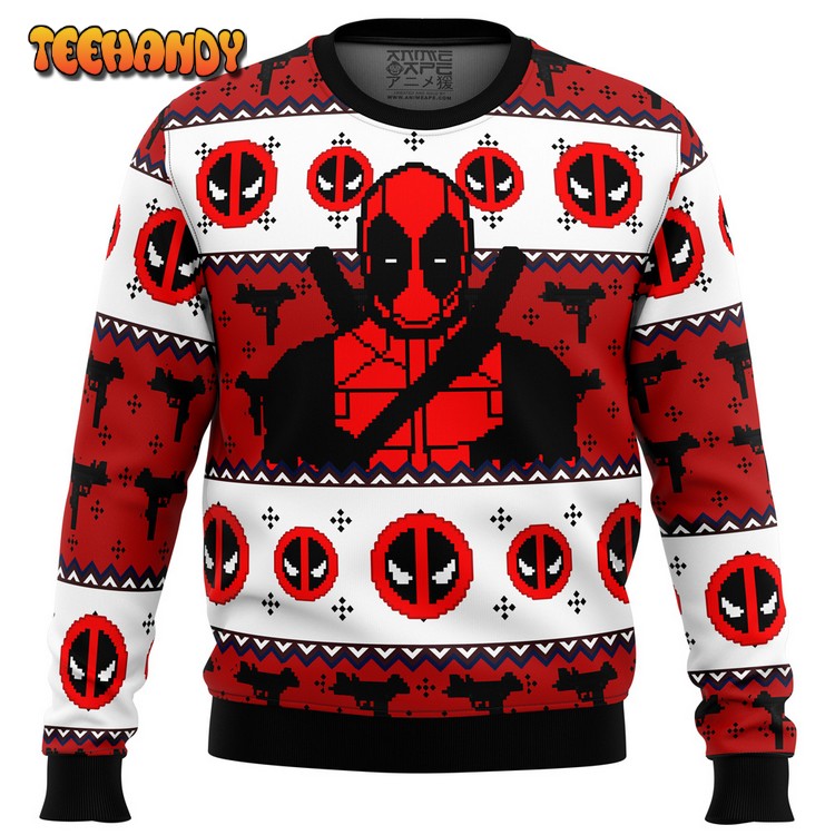 Deadpool Guy Ugly Christmas Sweater