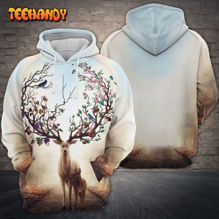 Deer Season 3D Printed HoodieZipper Hoodie