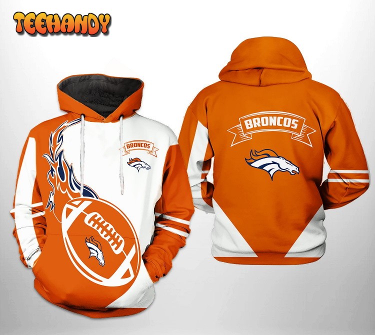 Denver Broncos NFL Classic 3D Printed HoodieZipper Hoodie