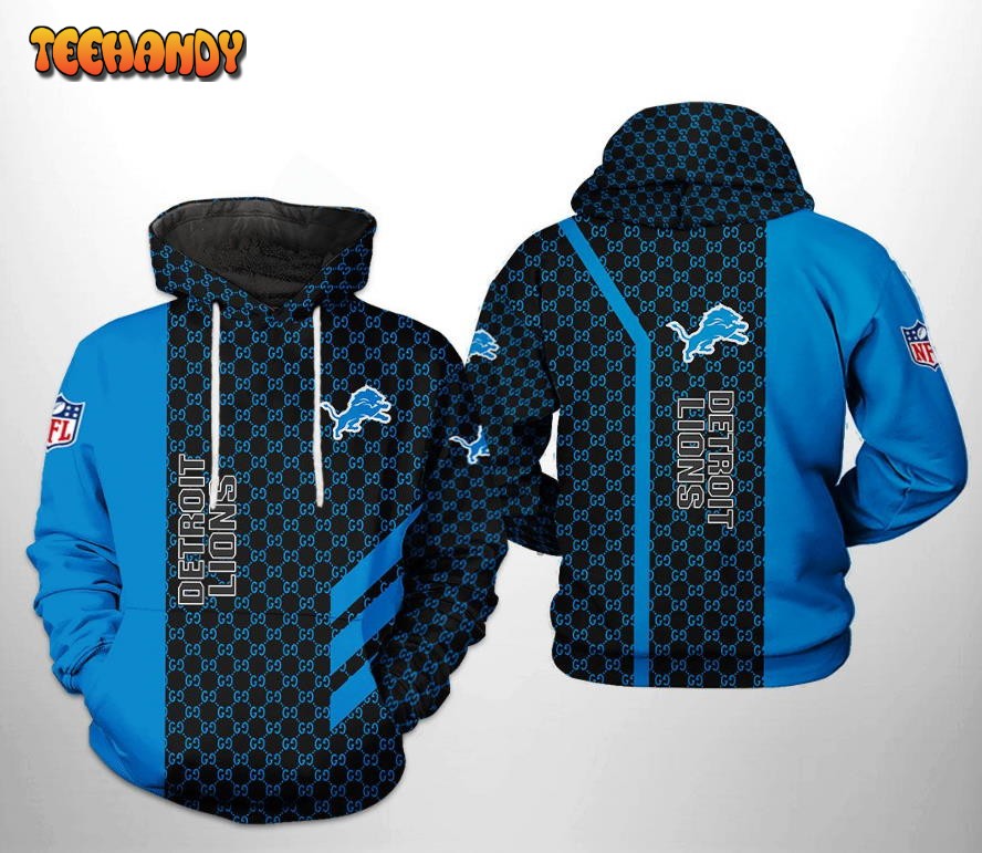 Detroit Lions NFL 3D Printed HoodieZipper Hoodie