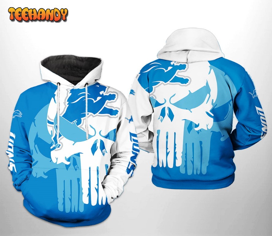 Detroit Lions Logo Football Skull 3D Hoodie Nfl 3D Unisex Sweatshirt - Best  Seller Shirts Design In Usa