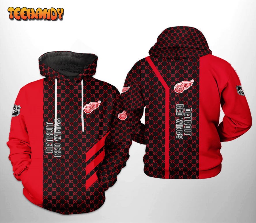 Detroit Red Wings Nhl Fan 3D Hoodie All Over Print Hoodie For Men For Women