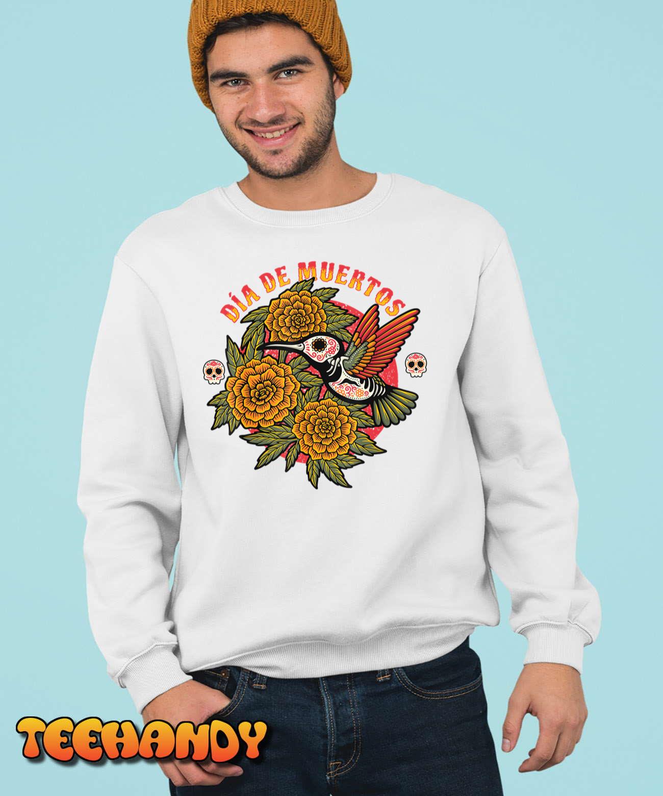 Dia de Muertos Hummingbird T-Shirt