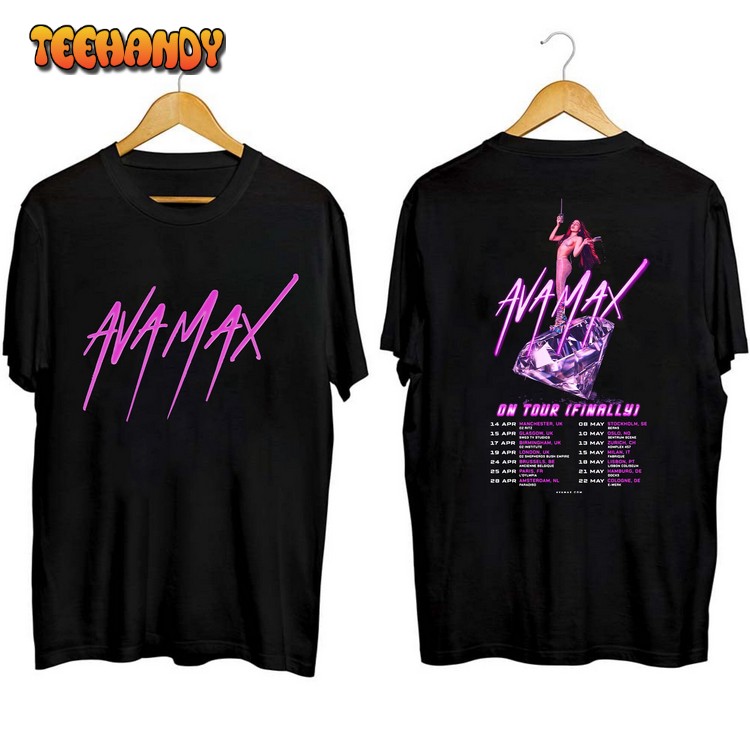 Diamonds and Dancefloors 2023 Tour Ava Max 2023 On Tour Finally Shirt