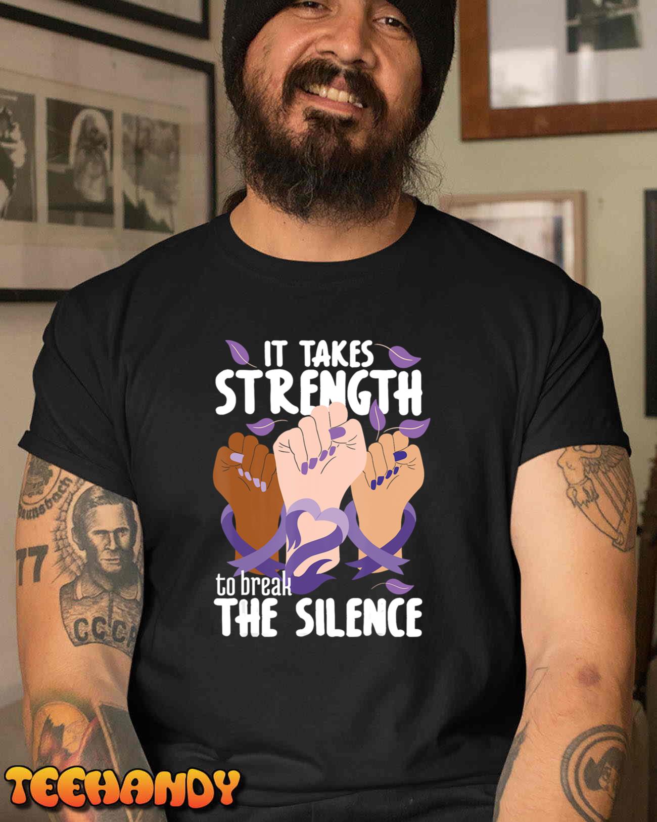 Domestic Violence Awareness Break The Silence T-Shirt