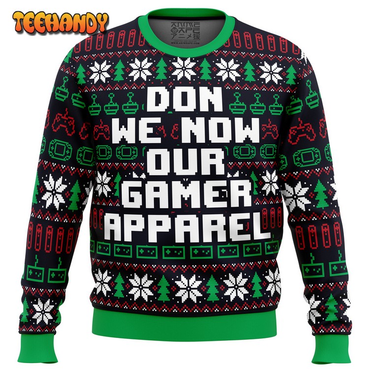 Don We Now Our Gamer Ugly Christmas Sweater