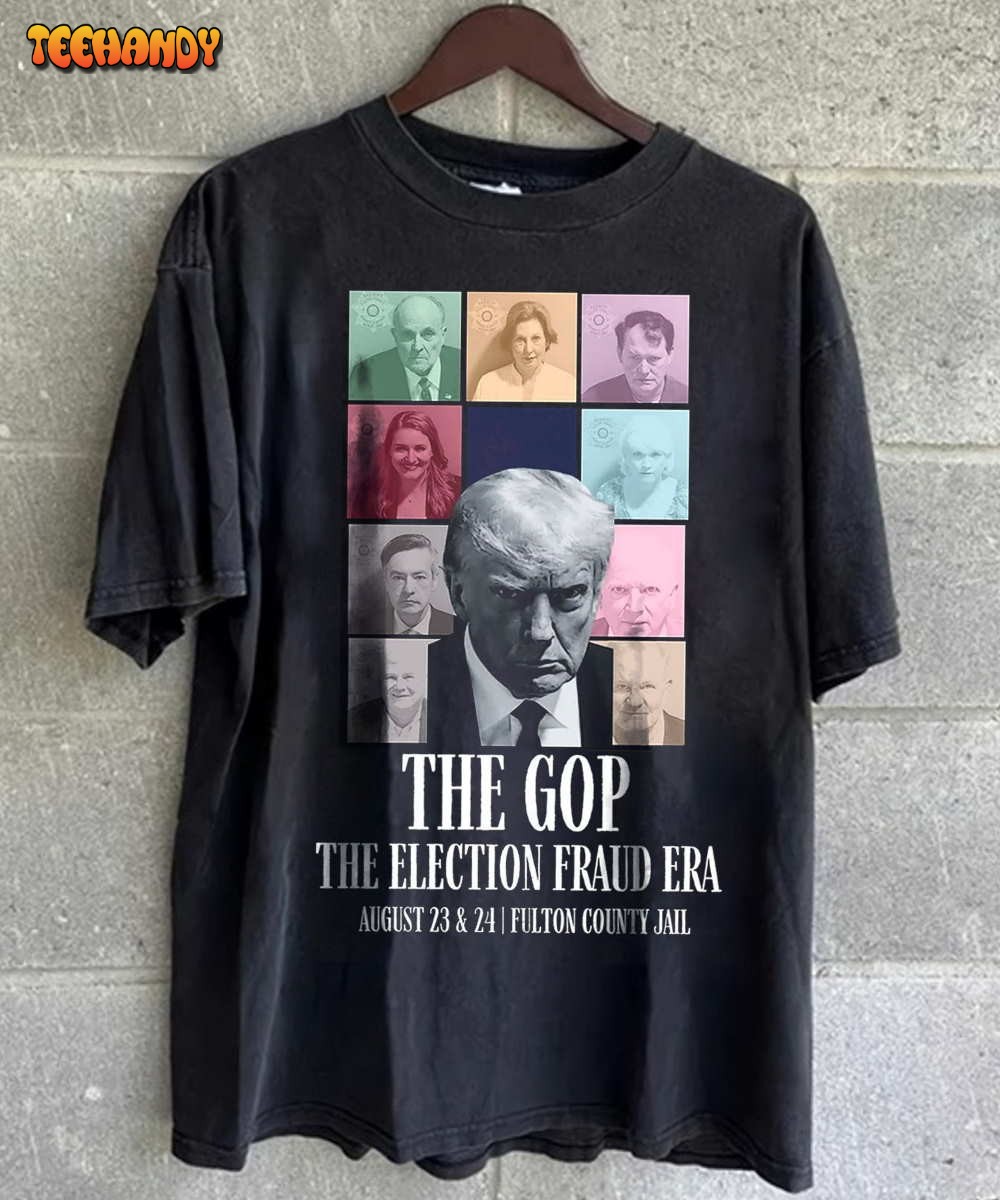 Donal J, Mugshot Eras Tour T-shirt, Indictment 2023 Donald Mugshot Meme Shirt