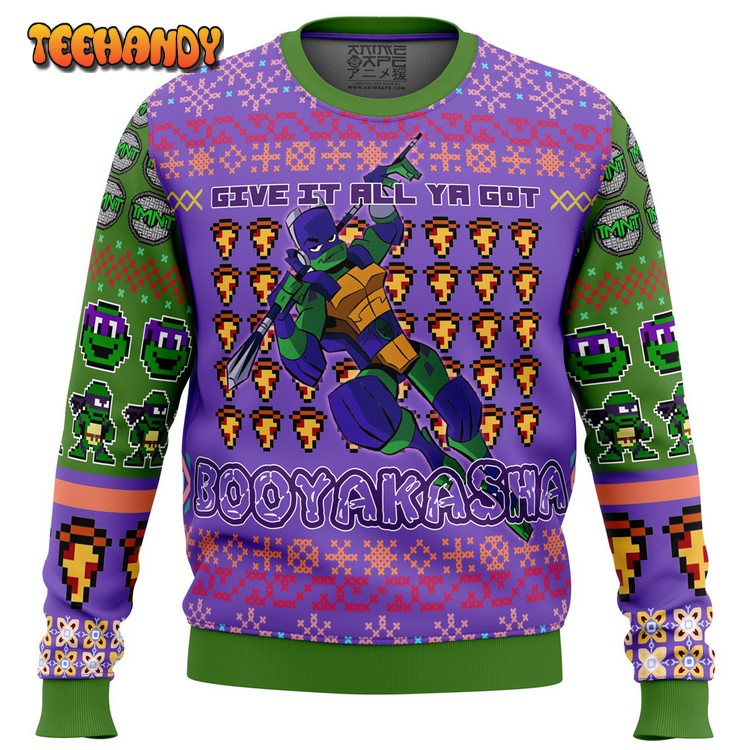 Donatello Rise of the Teenage Mutant Ninja Turtles Ugly Sweater