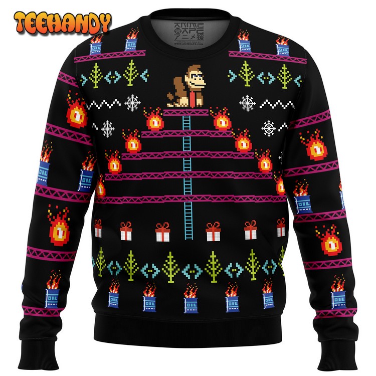 Donkey Kong Ugly Christmas Sweater