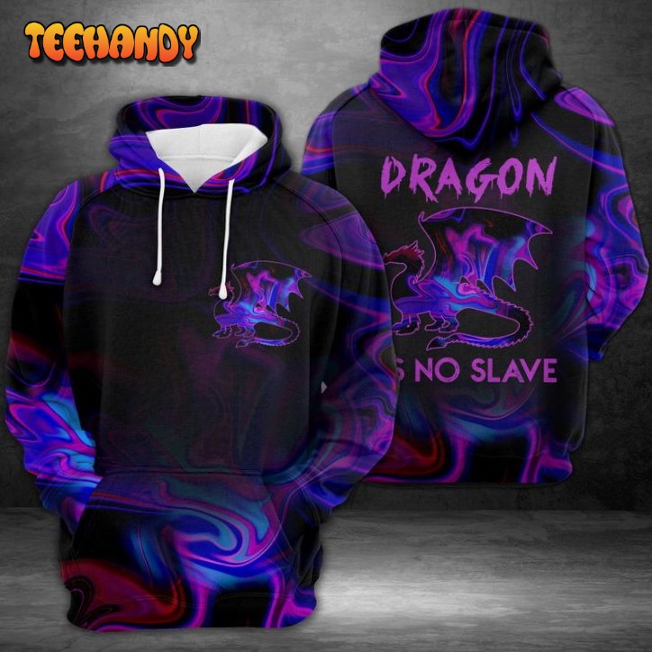 Dragon Is No Slave 3D Printed HoodieZipper Hoodie